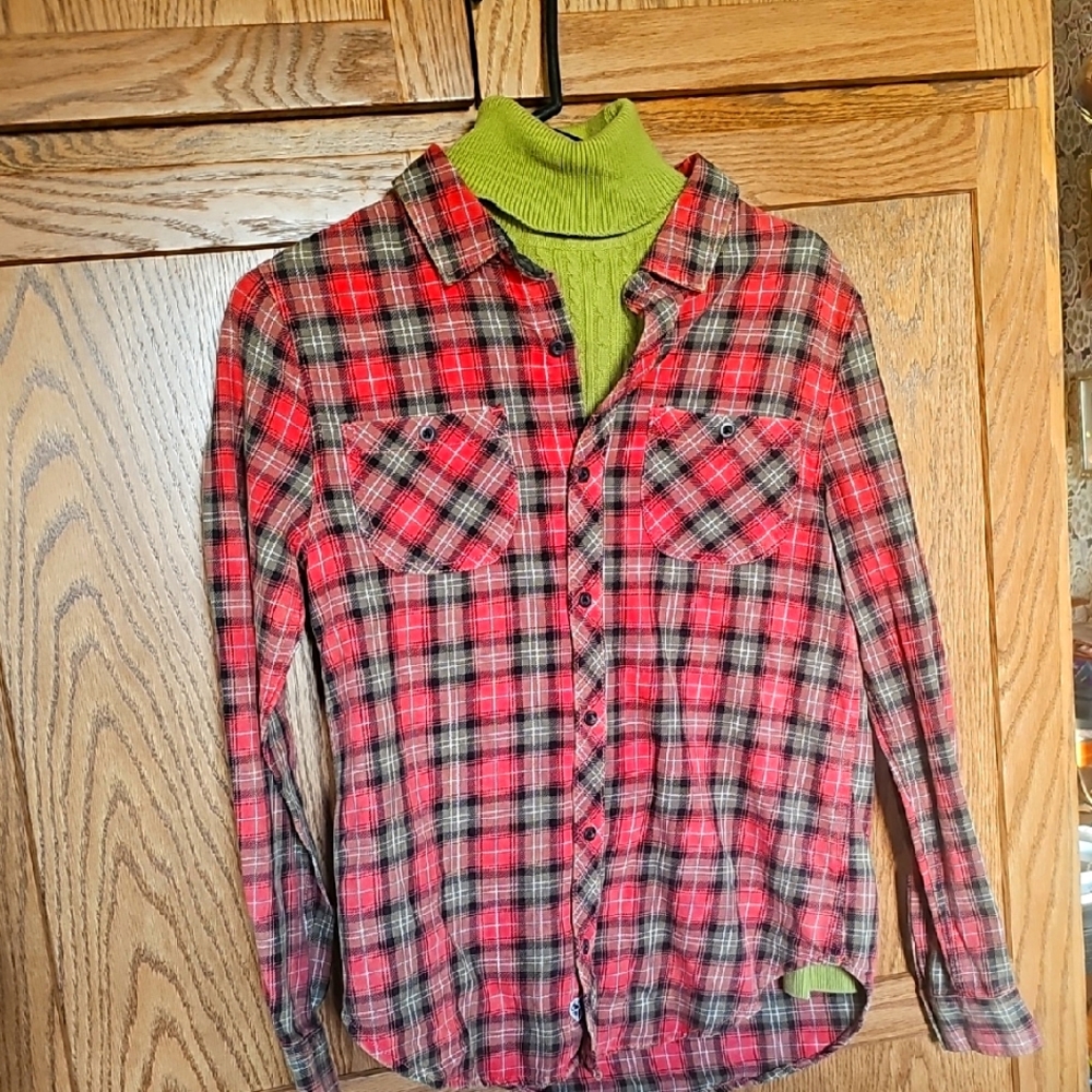 Darling Sweater And Shirt Set Ladies Size Small!
